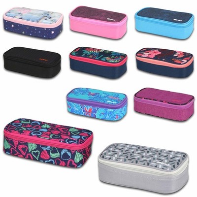 SPIRIT Mäppchen Federmappe Etui 1 Zipper viele Designs Polyester Jungen Mädchen