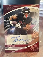 2025 Panini Absolute Football Autographs Trey Benson #54 Arizona Cardinals