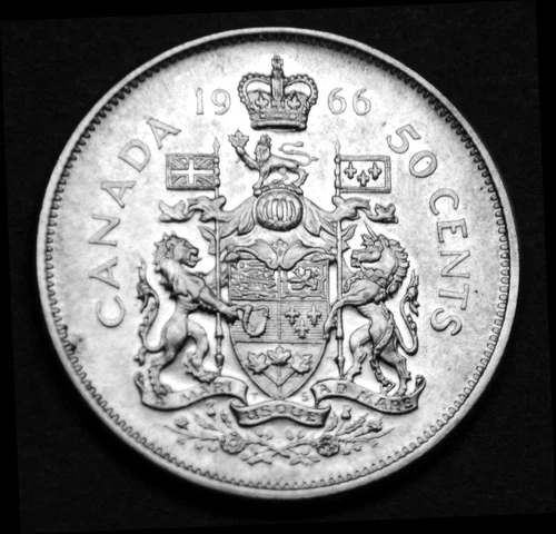 1966 50¢ silver proof like  from the set in a paper flip