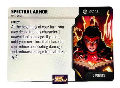 Marvel Heroclix Spectral Armor #OS008 One Shot Card Strange Tales OP Kit