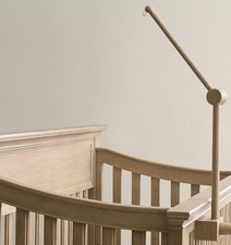 Pottery Barn Kids Blonde Wooden CRIB ARM for Mobile Nursery Baby Infant Gift NIB