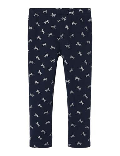 Name IT MäDchen Nmftavina Sweat Fleece Leggings Dark Sapphire GrößE 104 EU-image
