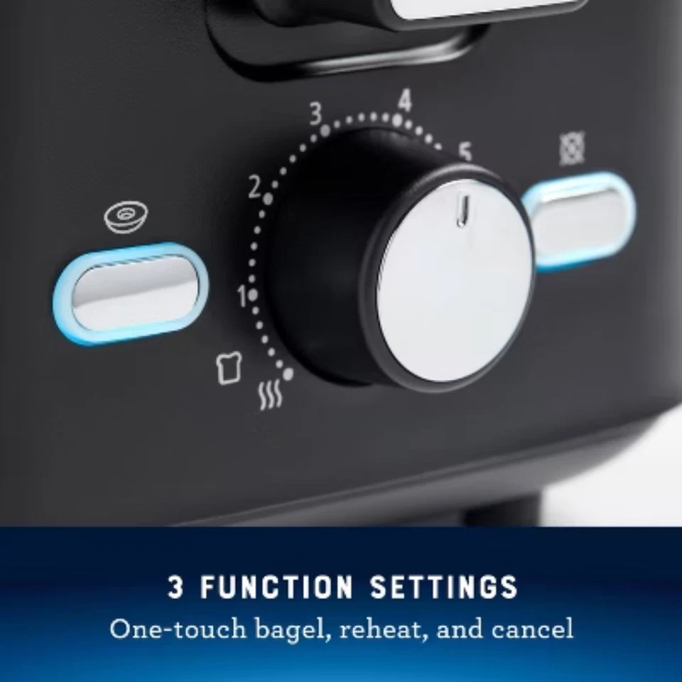 Tostadora Oster 2 Rebanadas, Ranuras Extra Anchas Función Bagel 800W Foto 3 de 4