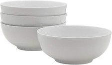 Everyday White Set of 4 Soup Cereal Bowls, 26 Oz.