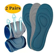 1/2 Pairs Memory Foam disposable Insoles for Shoes Antibacterial Deodorization S