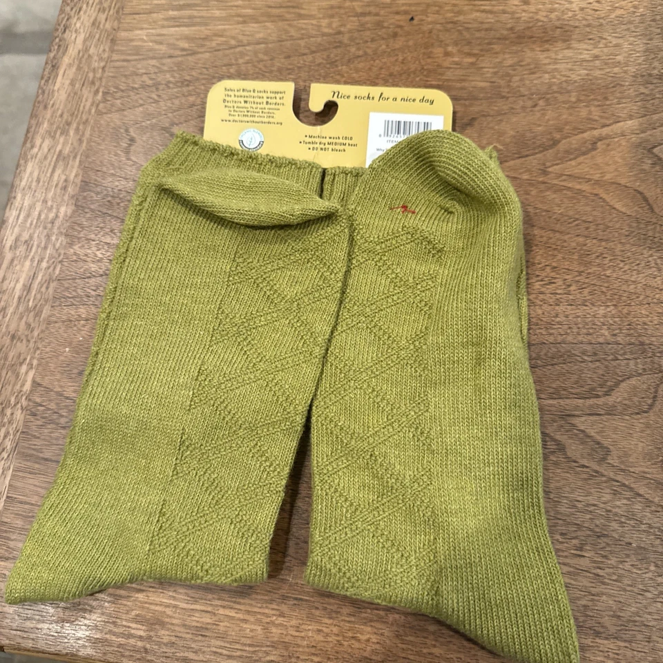 Calcetines Blue Q Tag “Why The F&@K Not” L-XL Algodón Orgánico Novedad Calcetines NUEVO Unisex Foto 2 de 2