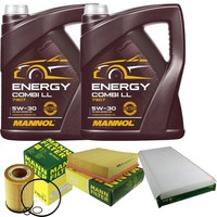 Mann Inspektionspaket Filterset 10L Mannol Energy 5W-30 FüR BMW E53 4.4I 4.8Is