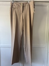 Anne Klein Women's Dress Pants Trousers Bottom Beige Size 8 NWT 89