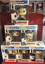 Funko Pop Doctor Who Vaulted Set of 6 - 220, 221, 222, 295, 296, 298  - NON MINT