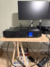 Tripp Lite SMART1500LCD 1500VA/900W 120V 8-Outlet LCD Rack UPS Black