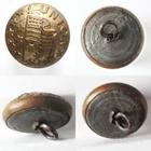 Antique Union League Club "Union" Button Civil War 13 Stars American Flag RARE