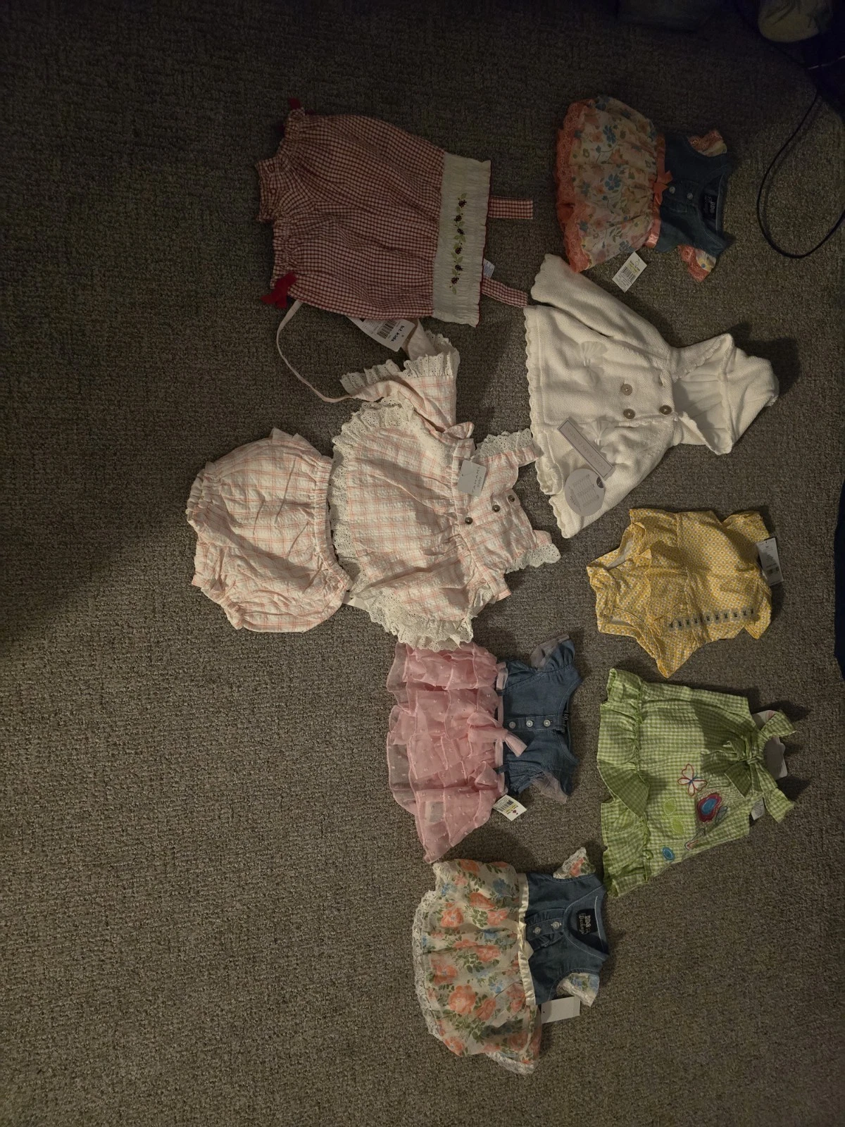 Baby Girl Clothes New With Tags 0-9 Months