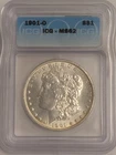 1901-O New Orleans Minted Morgan Silver Dollar ICG Graded MS62 Rim Toner
