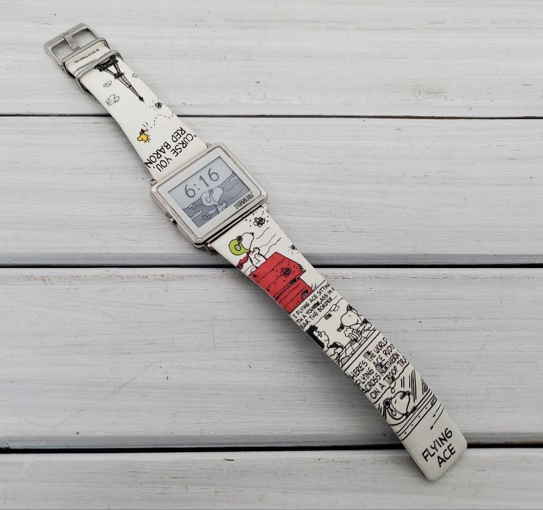 EPSON Smart Canvas Snoopy PEANUTS Digital Watch Limited Edition