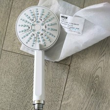 Image of Mira Showers Beat 110 Shower Head Handheld Shower Head 4 Spray White