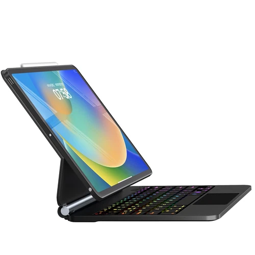 for iPad 9th Generation Case with Keyboard,Magic Magnetic Keyboard Case for i...