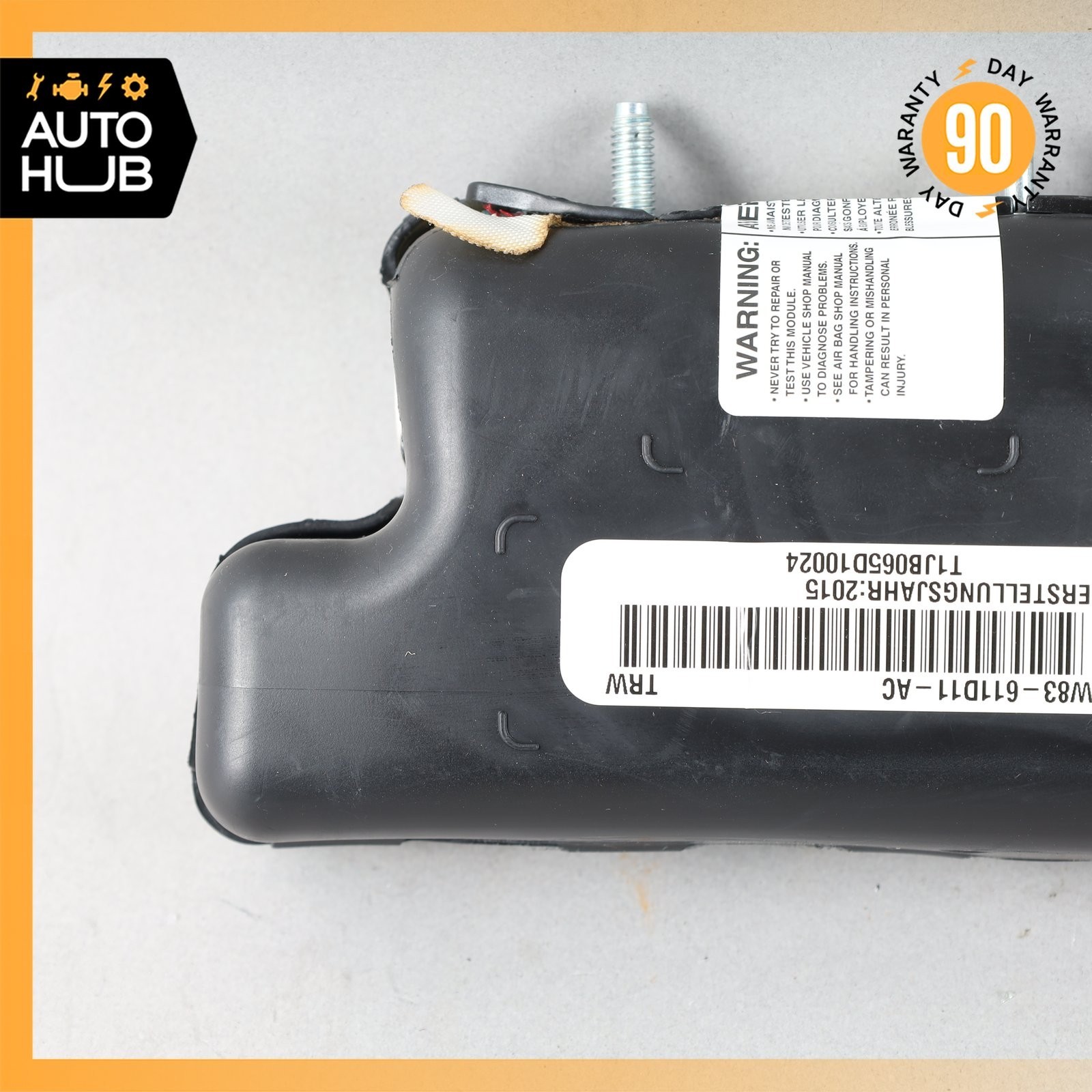 07-17 Aston Martin DB9 DBS Vantage Right Seat Airbag Air Bag 6W83611D11AC OEM