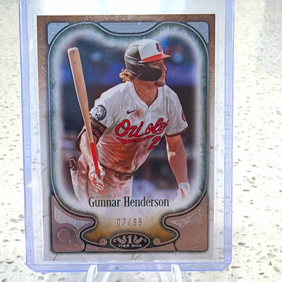 Topps 2026 Tier One Gunnar Henderson Orioles #38 Serial Numbered 07/99
