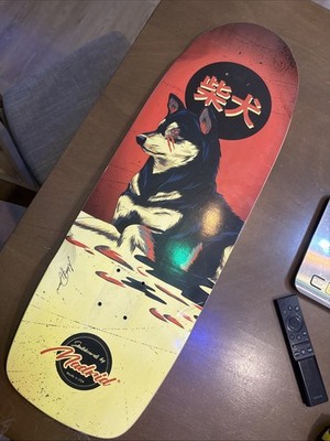 Madrid Huntington Beach California Killer Shiba Inu Cruiser Deck - Hung- No Ride