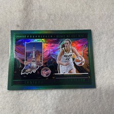 2025 Panini Chronicled Caitlin Clark SOA GREEN HOLO FOIL # 81 Fever