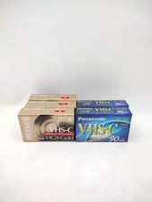 Lot of 5 VHS-C Maxell Panasonic TC-30 Blank Video Tapes, New Sealed