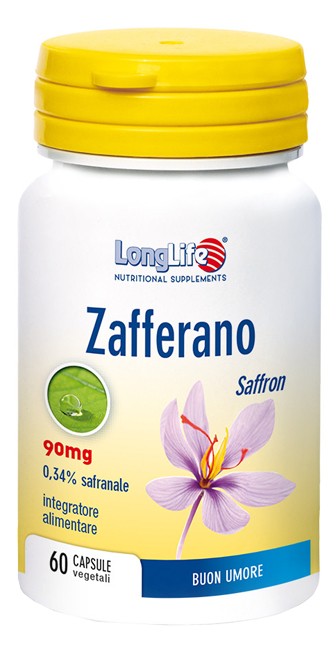 Zafferano LongLife 60 Capsule Vegetali Satiereal - Benessere Mentale