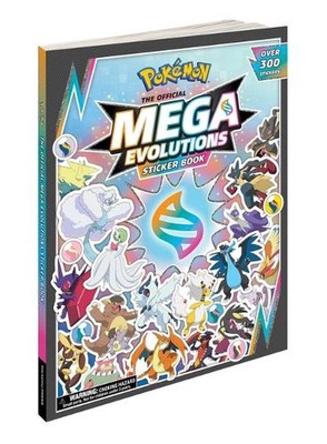 Pokmon the Official Mega Evolutions Sticker Book by Pikachu Press Paperback Book