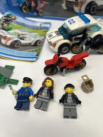 LEGO City Police LOT High Speed Police Chase 60042 K9 Van 7285 ATM Robbers 7279