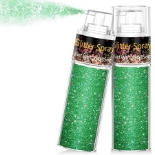 Hair and Body Glitter Spray, 1PC Glitter Hairspray Dry Powder Makeup for Clot...
