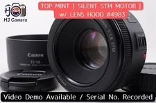 [TOP MINT] Objectif Canon EF 50mm f/1.8 STM AF Standard Prime avec capot Japon