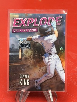 SEAVER KING 2026 LEAF METAL EXPLODE ONTO THE SCENE PINK NON-AUTO /6 NATIONALS