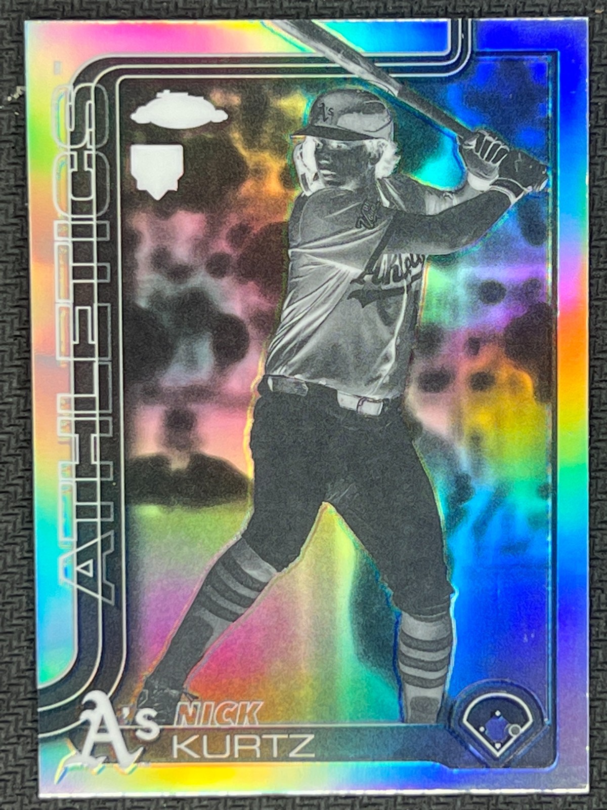 2025 Topps Chrome Update Series Negative #USC178 Nick Kurtz RC Rookie Athletics