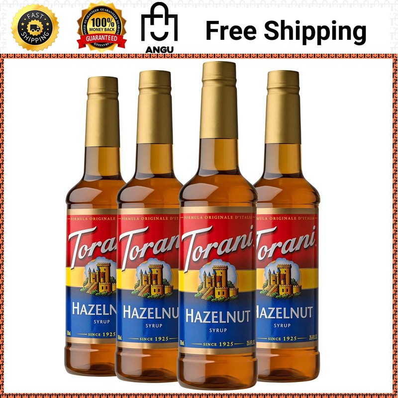 Torani Syrup, Hazelnut, 25.4 Ounces (Pack of 4)