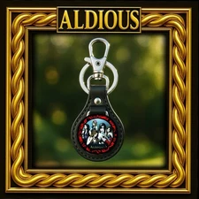 ALDIOUS LIVE UNLIMITED DIFFUSION 🇦🇺ONE EXCLUSIVE BLACK LEATHER KEYCHAIN 🇦🇺