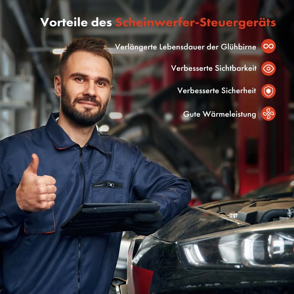 2x Xenon Centralina Illuminazione Frontale per Mercedes-Benz Cla Coupé - Immagine 4 di 4