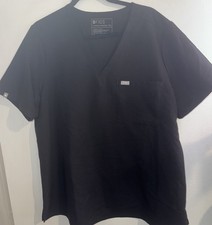 FIGS Technical Collection Catarina One Pocket Scrub Top Womens XXL Black