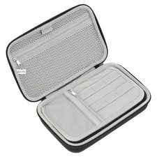9 x 5.7 Inch EVA Hard Waterproof Electronic Organizer Case, Black