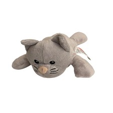 Melissa  Doug Cat Plush Stuffed Animal Gray 8"