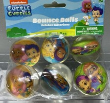 Bubble Guppie Nickelodeon Bounce Ball Lot of 6 Sealed In Package 2014