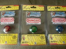 3 X Duncan World’s Smallest Yo-yo Red Blue Green new