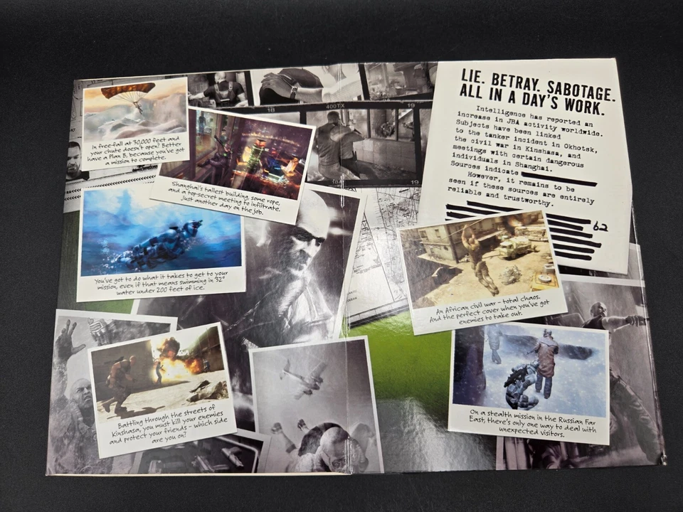 Tom Clancys Splinter Cell Double Agent PC Video Game Slipcover Windows New - Image 3 of 4