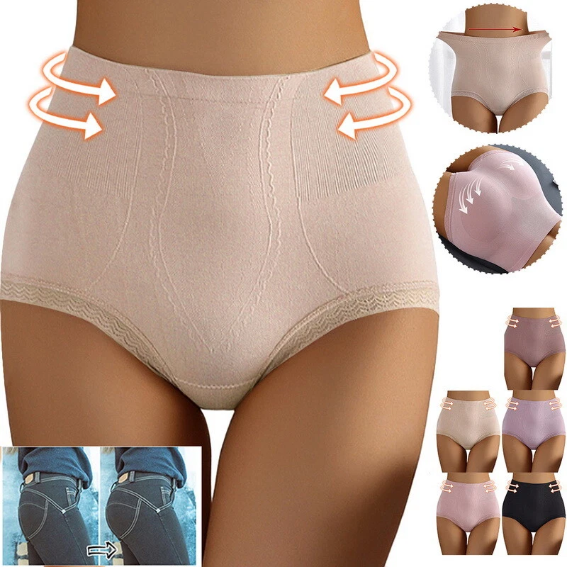 High Waisted Slimming Belly Tummy Control Knickers Body Shaper Briefs  Underwear