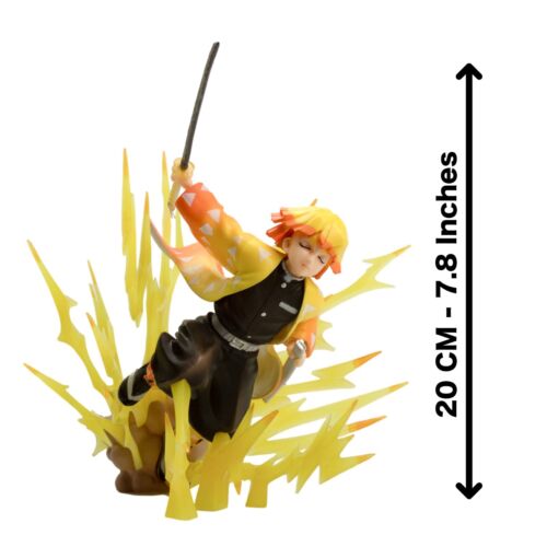 Demon Slayer Zenitsu Figure Thunder Breathing Action Figure Collectible Gift - Picture 2 of 5