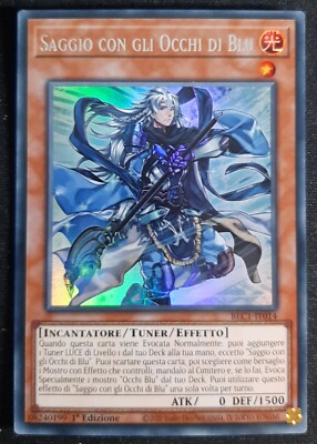WEISHEIT MIT BLAUEN AUGEN Ultra Rare Silber auf Italienisch BLC1-IT014 YUGIOH