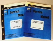 Lot International 234 244 254 Tractor Service Manual Repair Shop Ih Technical