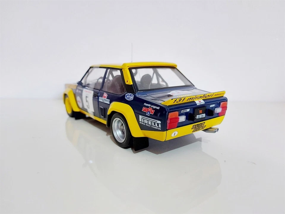 FIAT 131 Abarth OlioFiat Rally Tour de Corse 1977 #5 B. Darniche - SOLIDO 1/18 - Immagine 4 di 4