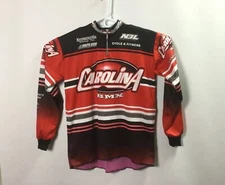 Hot shoppe designs BMX Cycling Jersey Mens Size M Carolina Graphics red logo