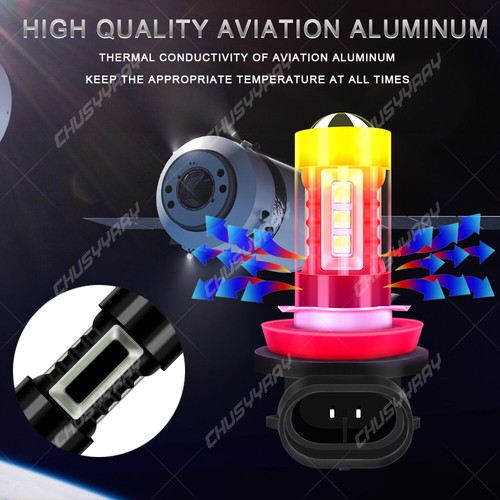 For Lincoln Navigator 2007-2017 -Xenon HID Headlight HI/LO & LED Fog Light Bulbs - Picture 10 of 12