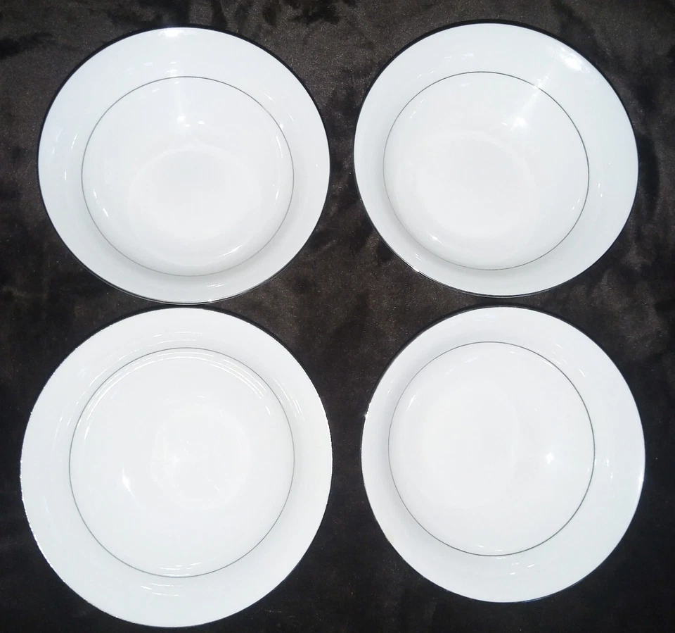 Vintage Everyday Gibson Designs - "Platinum Prestige "Silver Trim 16 Piece Set - Image 4 of 4