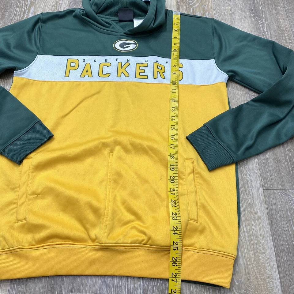 GREEN BAY PACKERS NFL Gráfico Amarillo/Verde Sudadera con Capucha Sudadera con Capucha Niño XL Foto 4 de 4